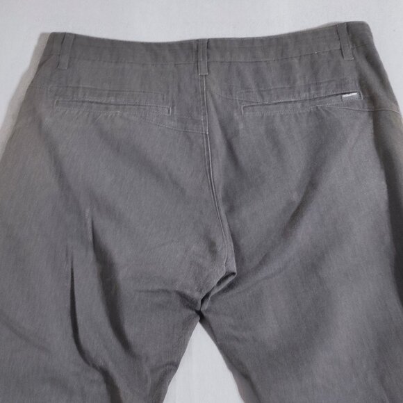 Volcom pants men's size 36X32 grey colour Vmonty straight lag Style# 11133S1 - Picture 4 of 14